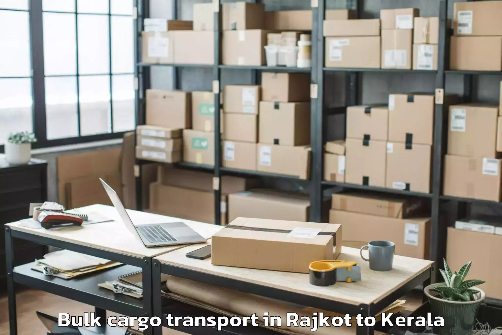 Book Rajkot to Cherthala Bulk Cargo Transport